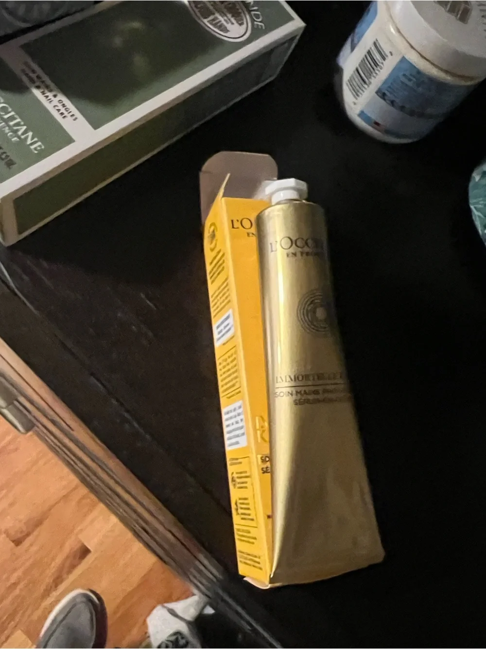 L'OCCITANE Yellow Immortelle Shea Hand Cream Box